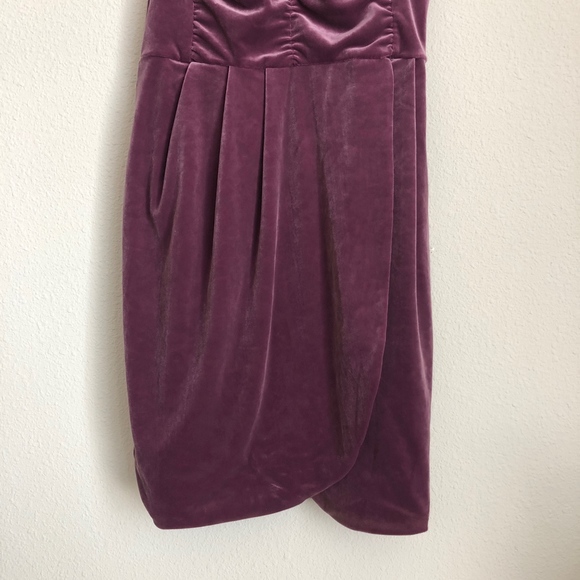 H&M Velvet Wrap Cocktail Dress - Picture 7 of 8